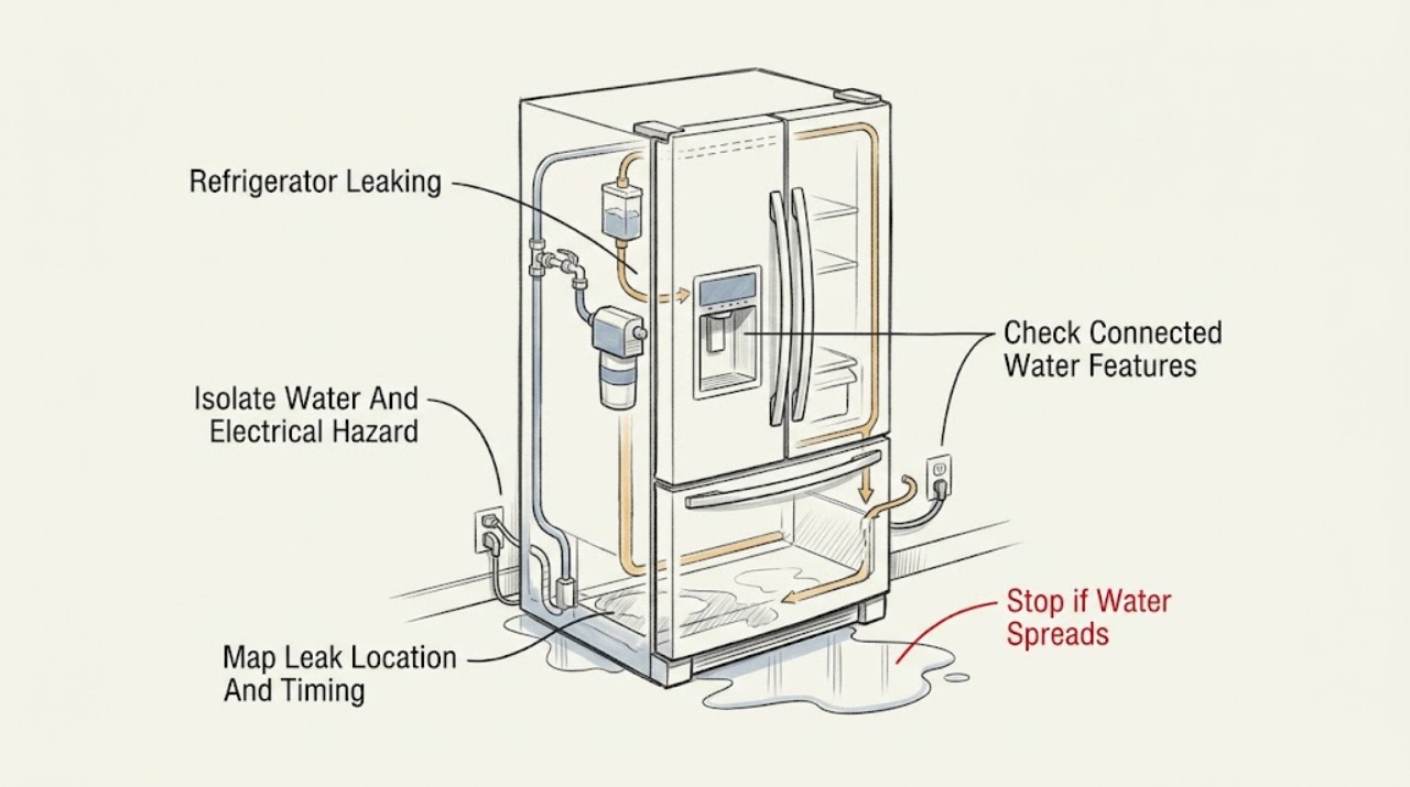 Refrigerator Leaking