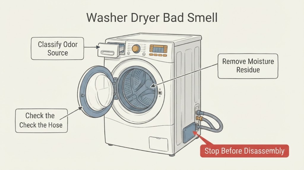 Washer Dryer Bad Smell