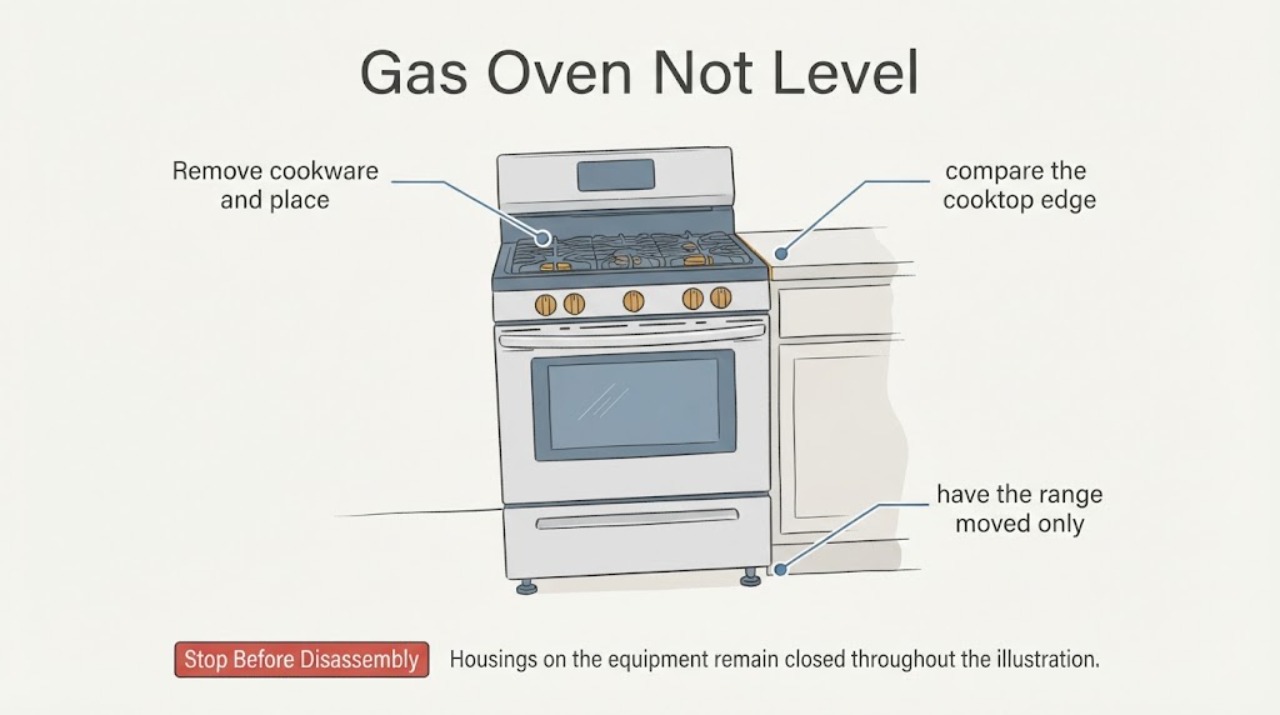 Gas Oven Not Level