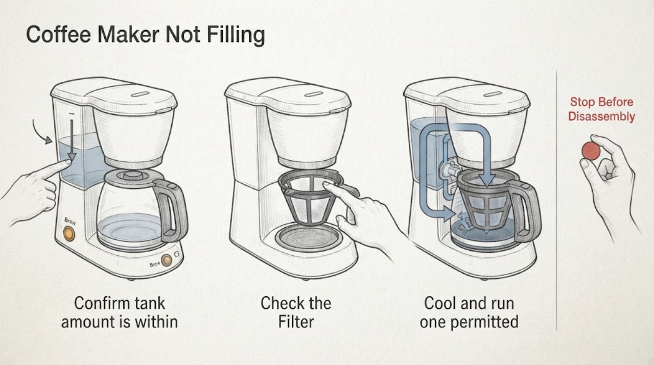 Coffee Maker Not Filling