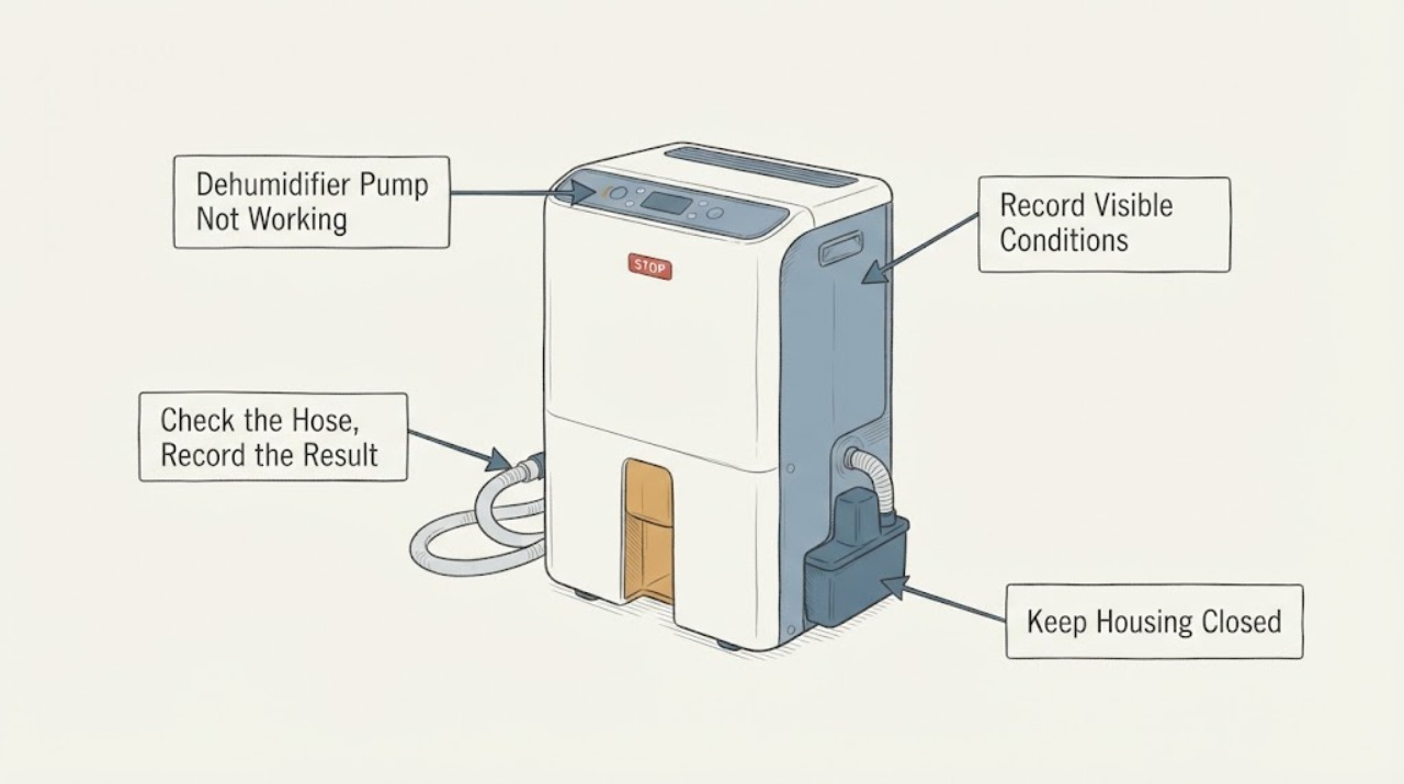 Dehumidifier Pump Not Working