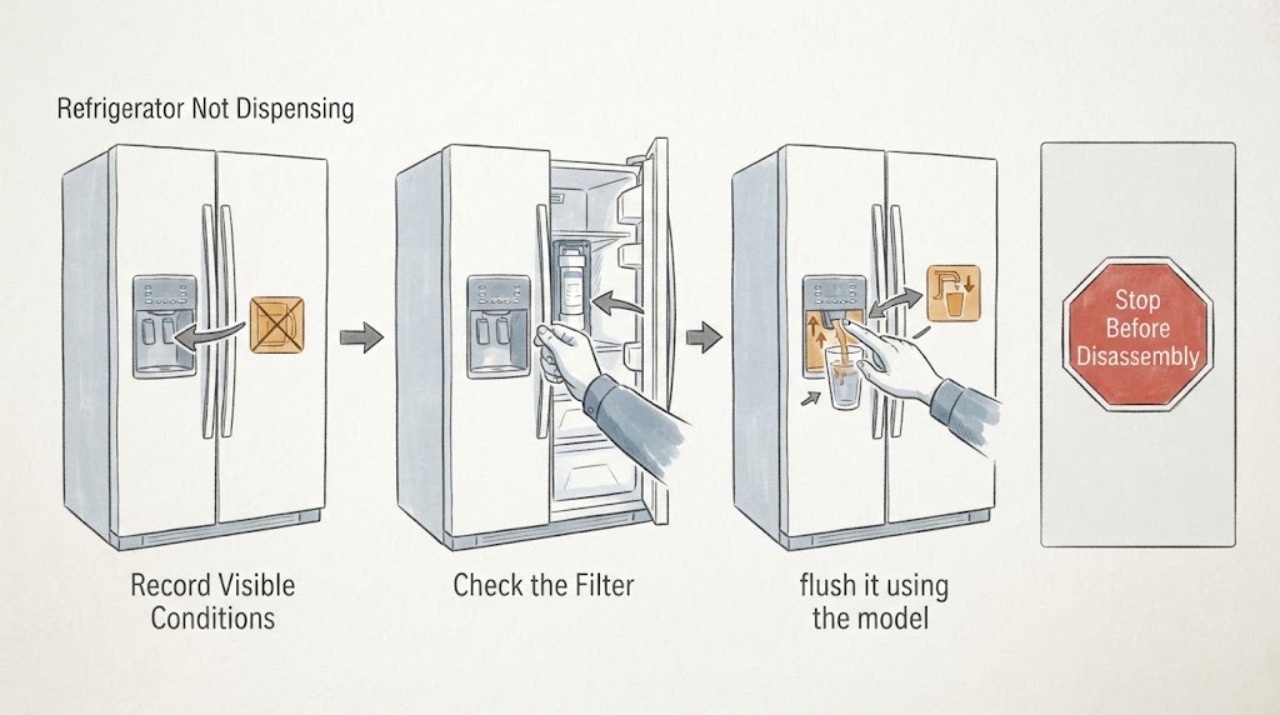 Refrigerator Not Dispensing