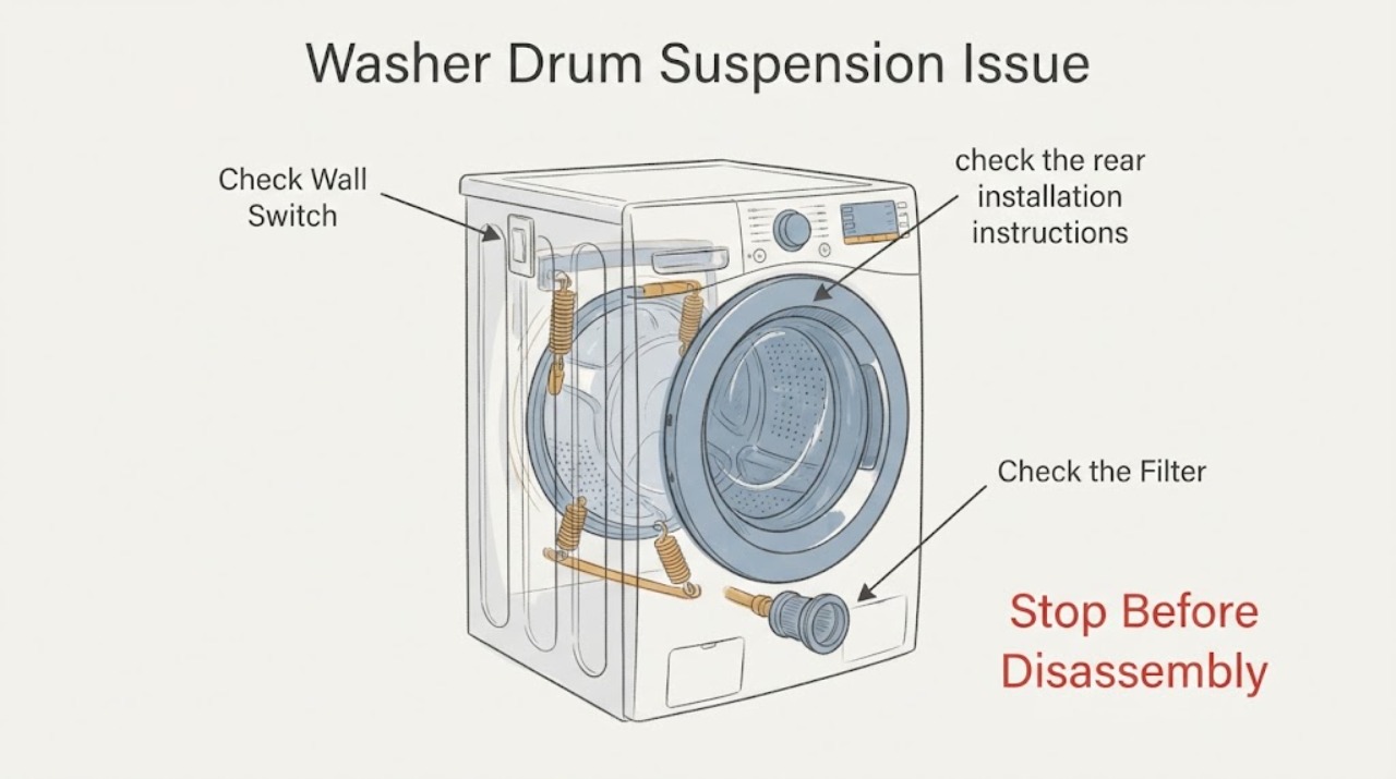 Washer Drum Suspension Issue