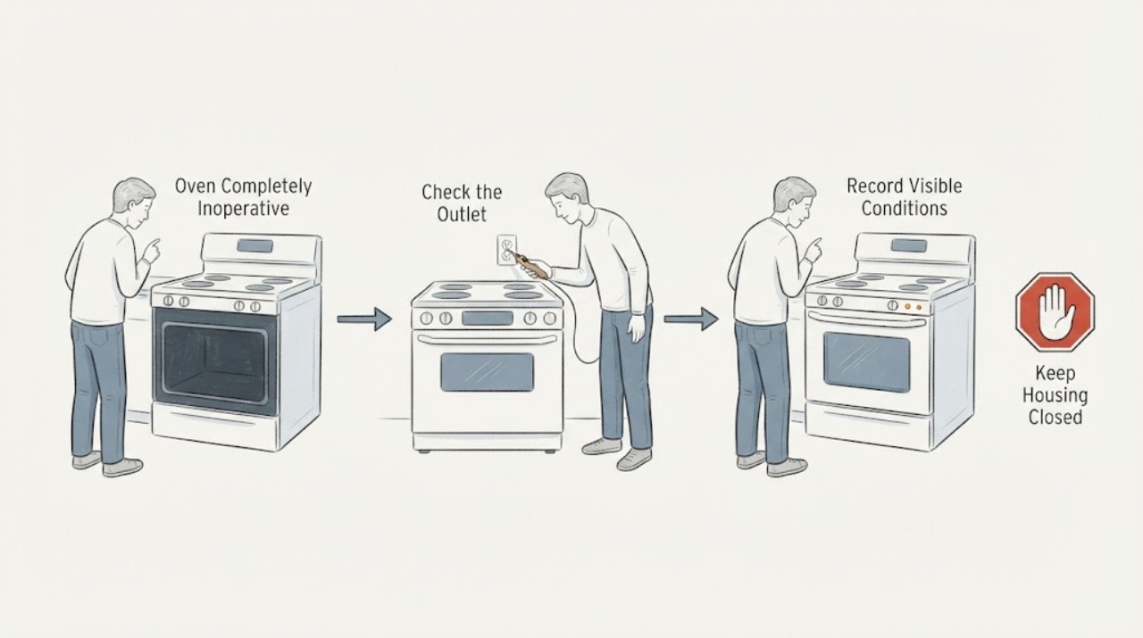 Oven Completely Inoperative