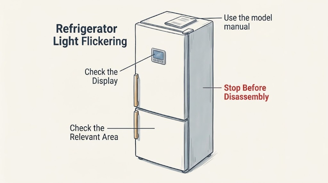Refrigerator Light Flickering