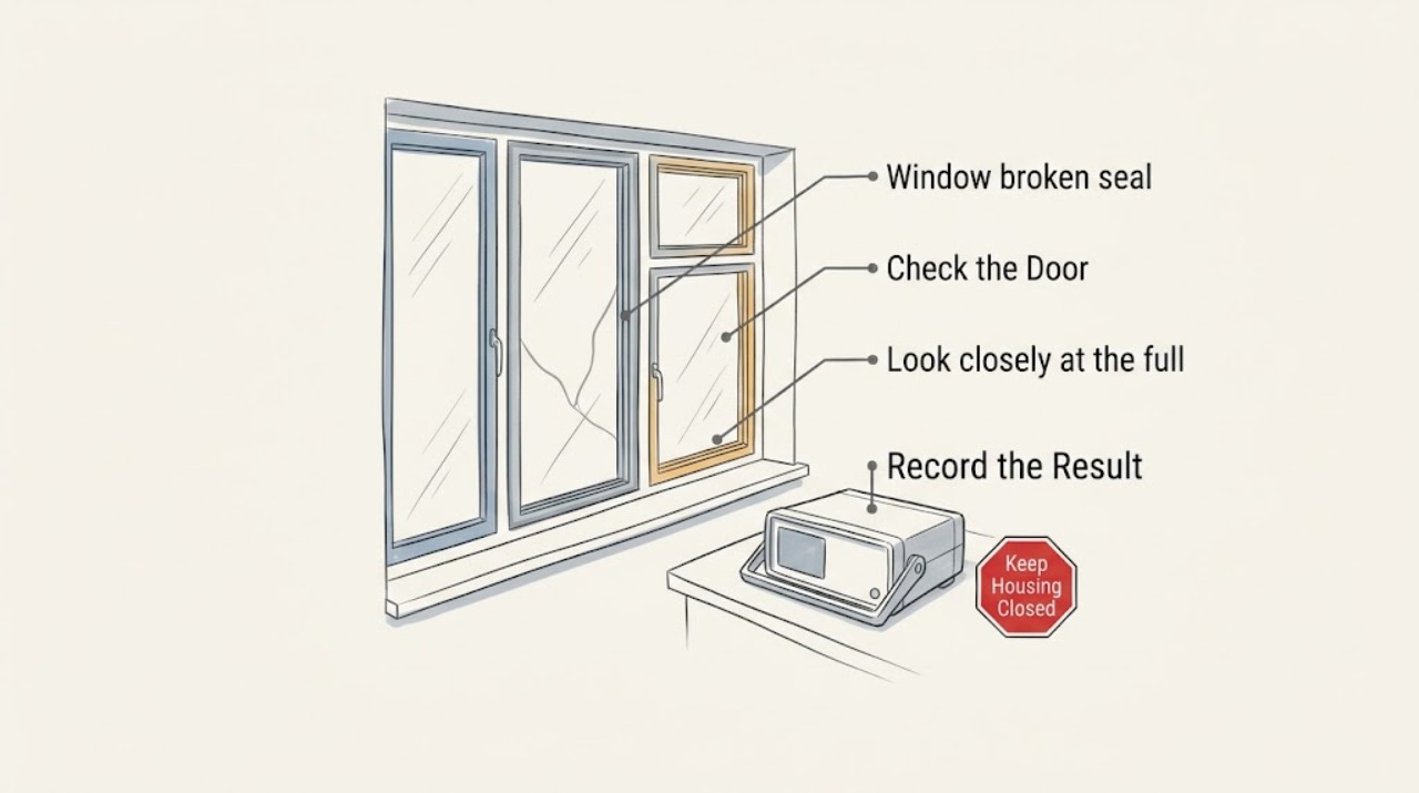 Window broken seal