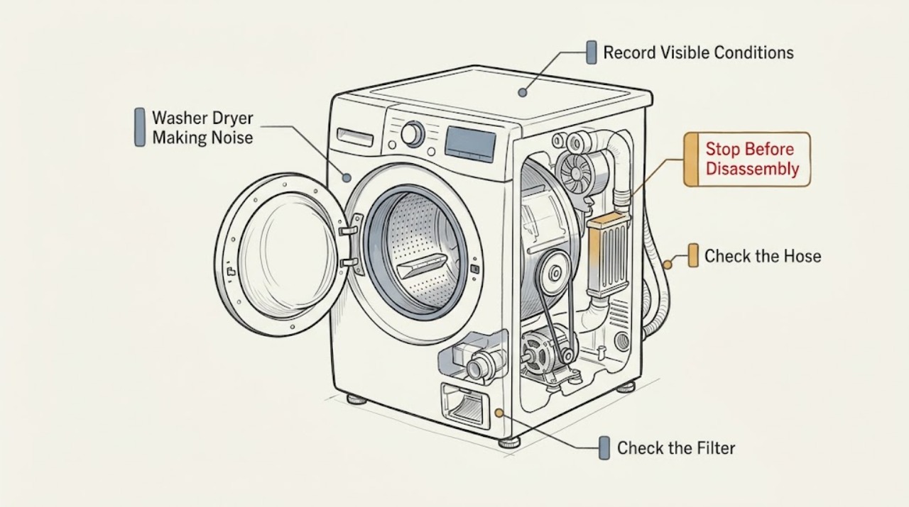 Washer Dryer Making Noise