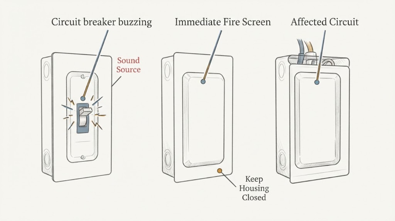Circuit breaker buzzing