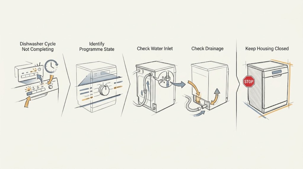 Dishwasher Cycle Not Completing