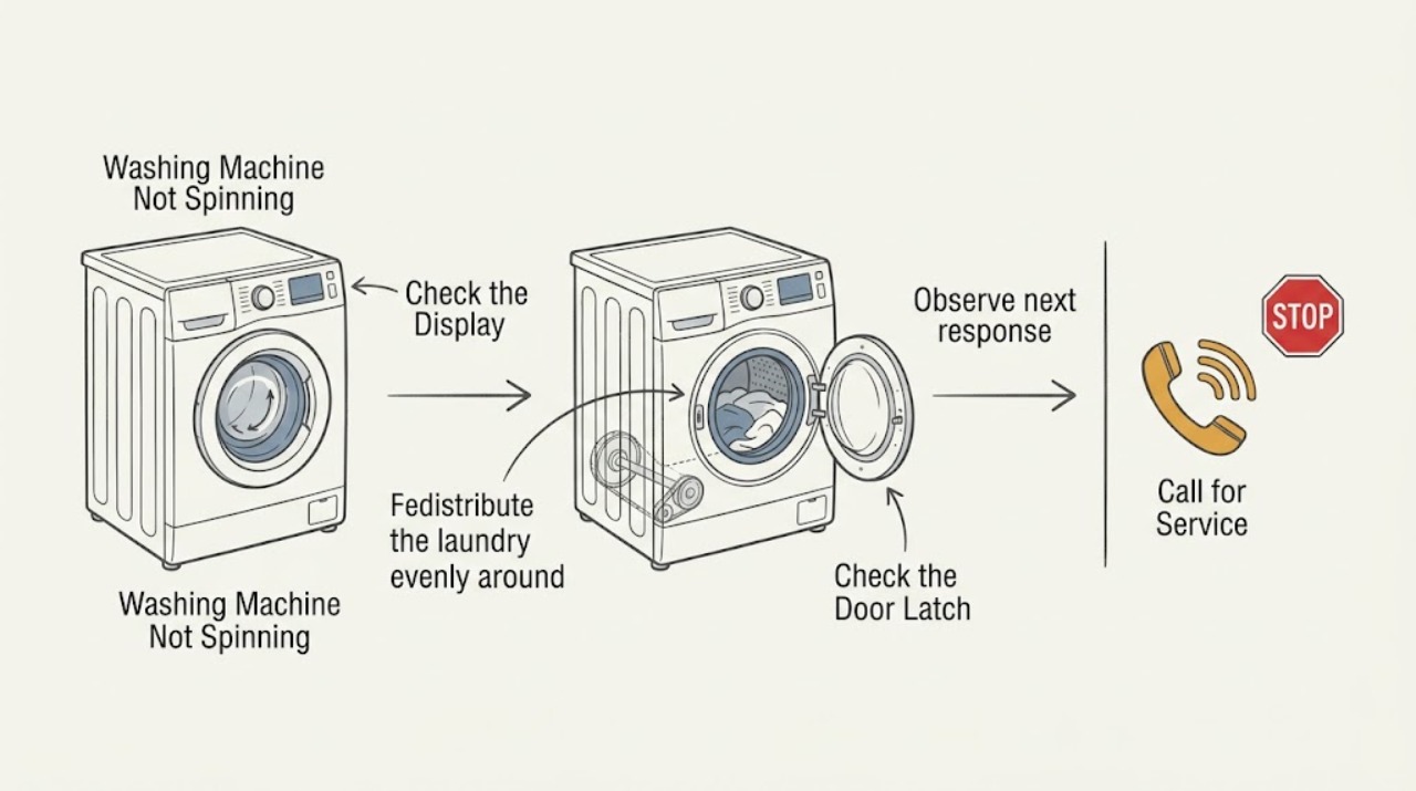 Washing Machine Not Spinning