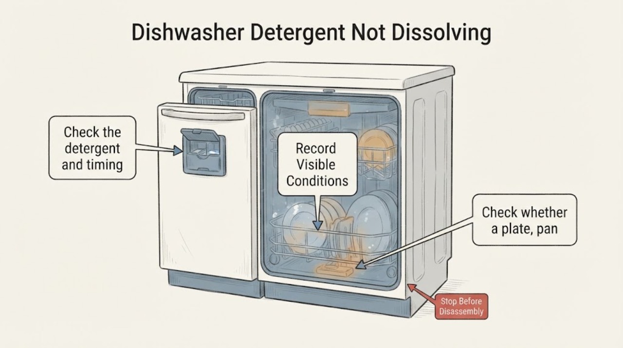 Dishwasher Detergent Not Dissolving