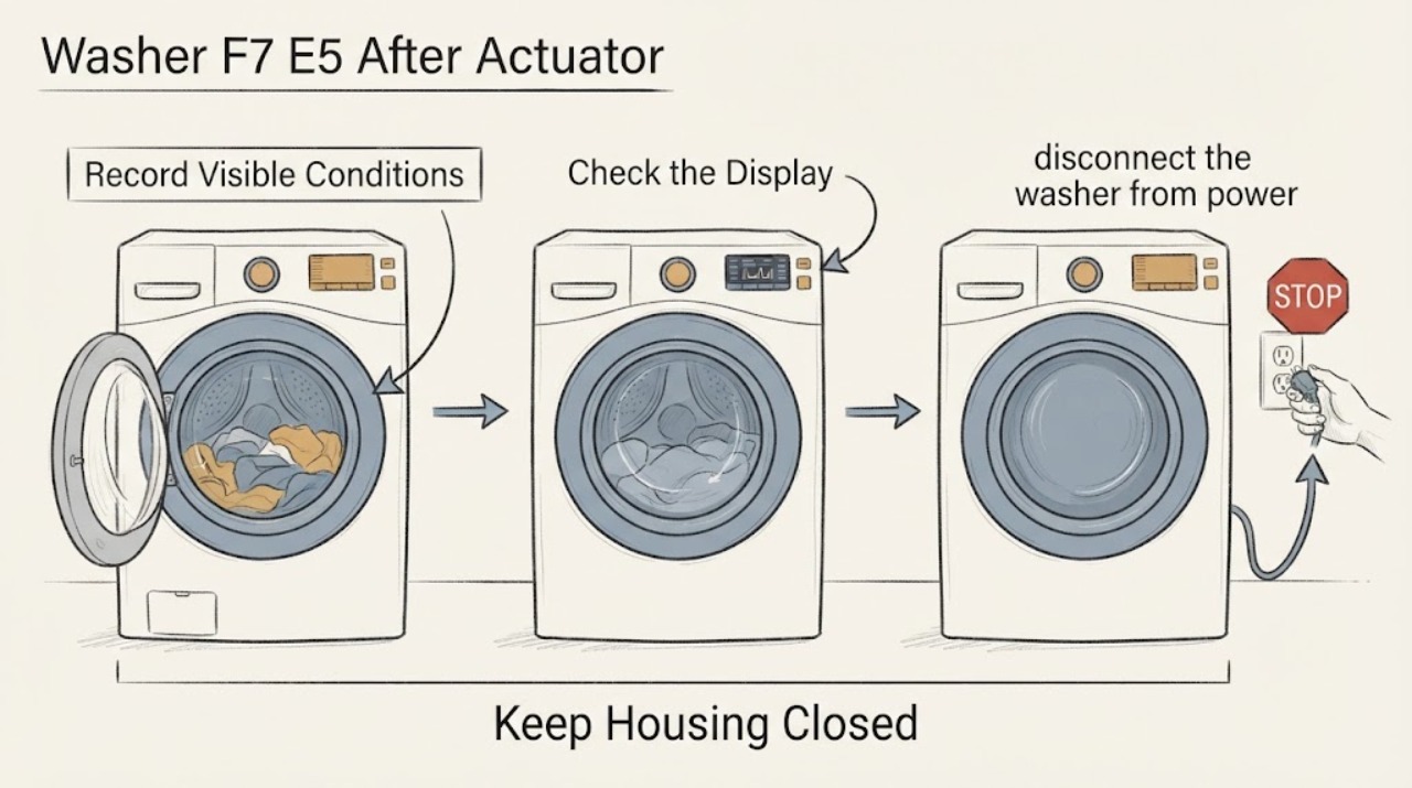 Washer F7 E5 After Actuator