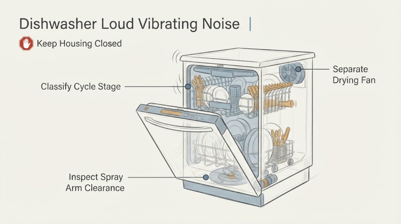 Dishwasher Loud Vibrating Noise |