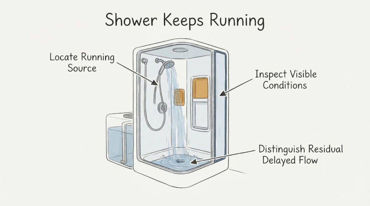 Shower Keeps Running