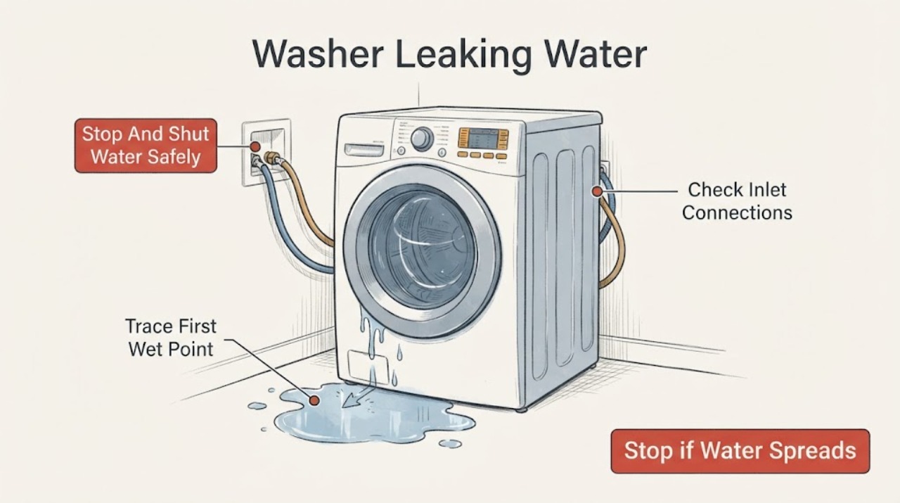 Washer Leaking Water