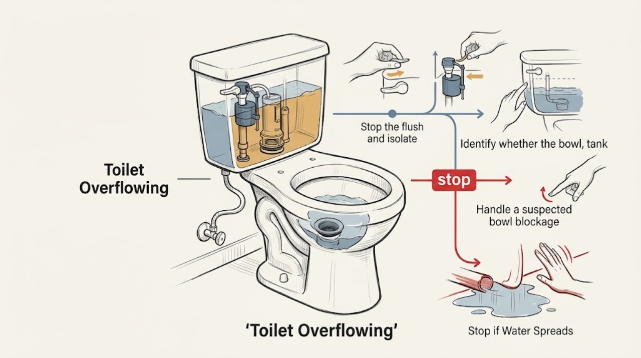 Toilet Overflowing