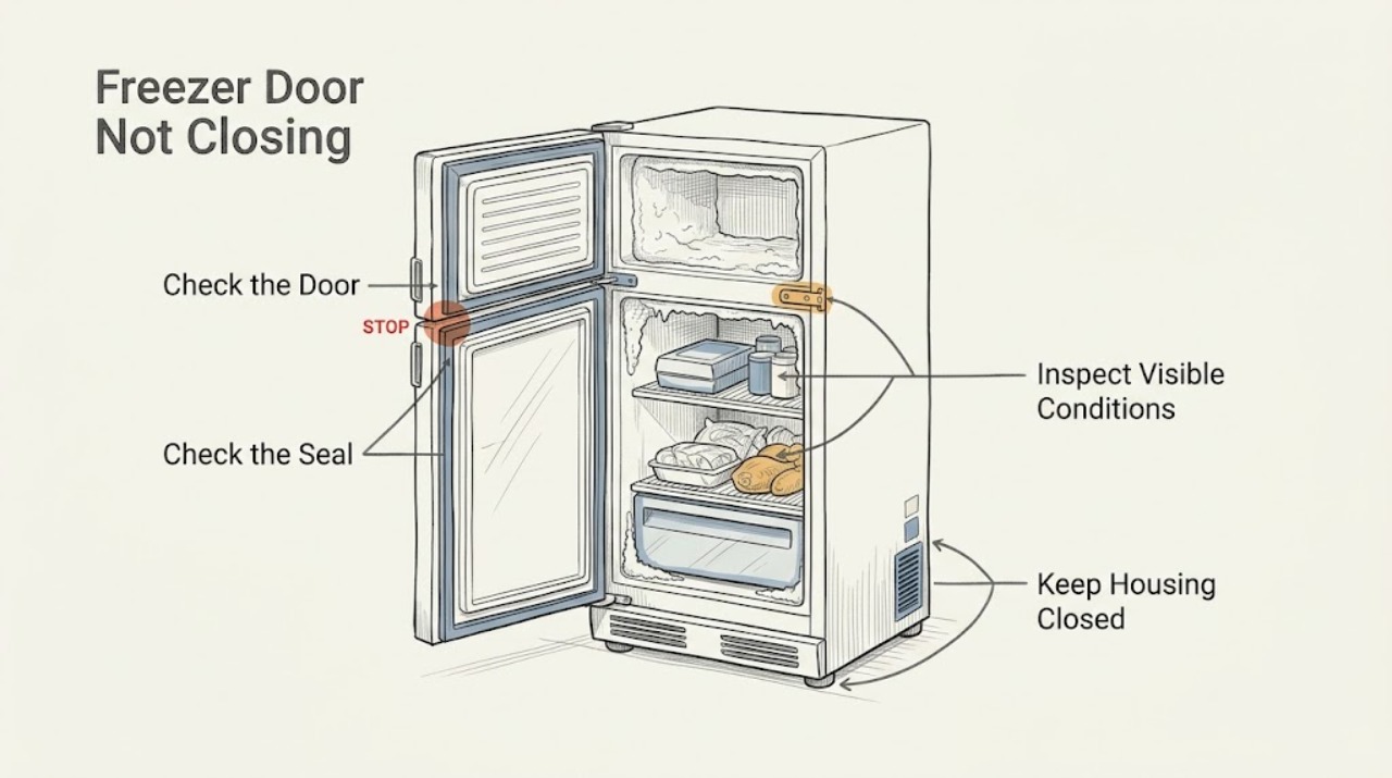 Freezer Door Not Closing