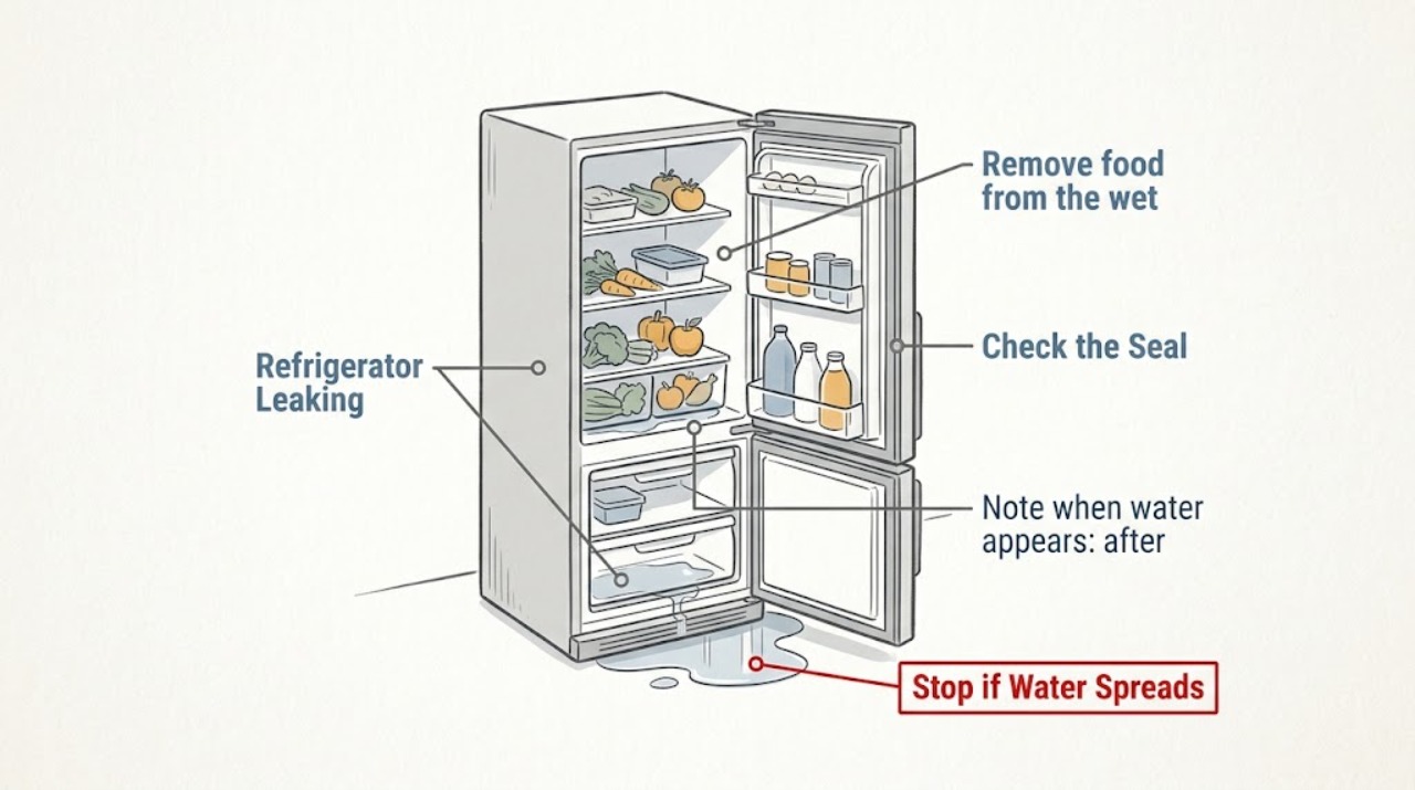 Refrigerator Leaking