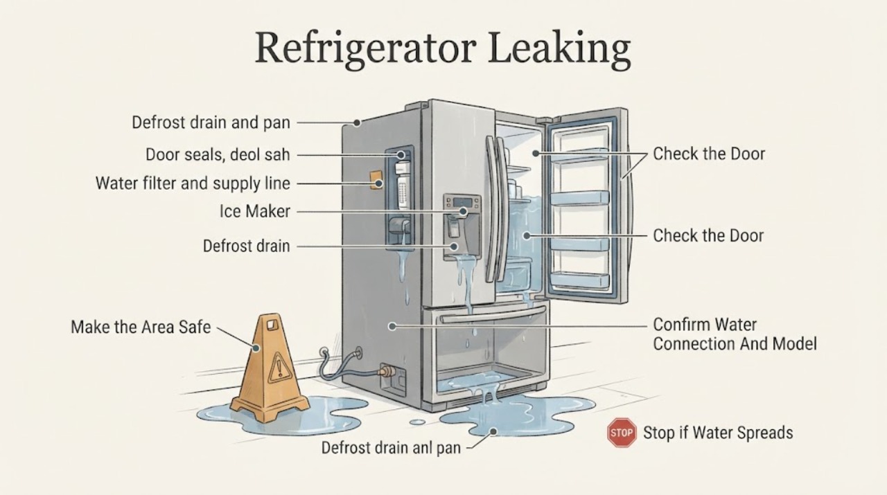 Refrigerator Leaking