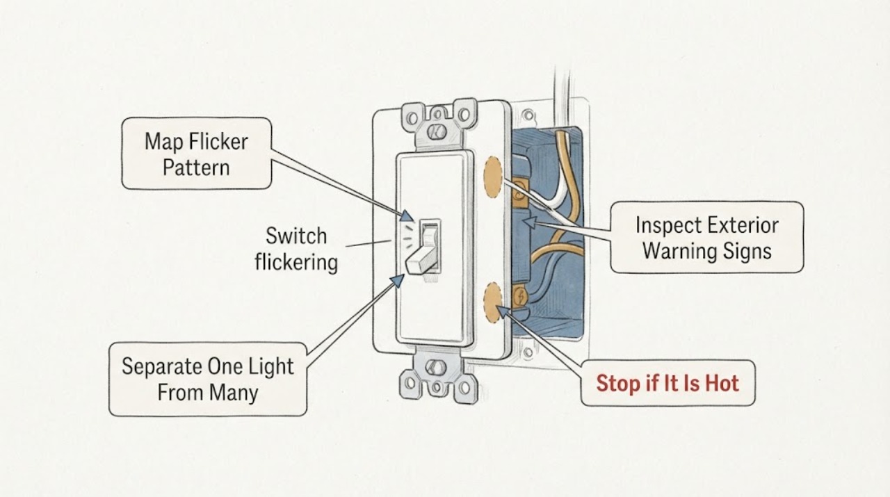 Switch flickering