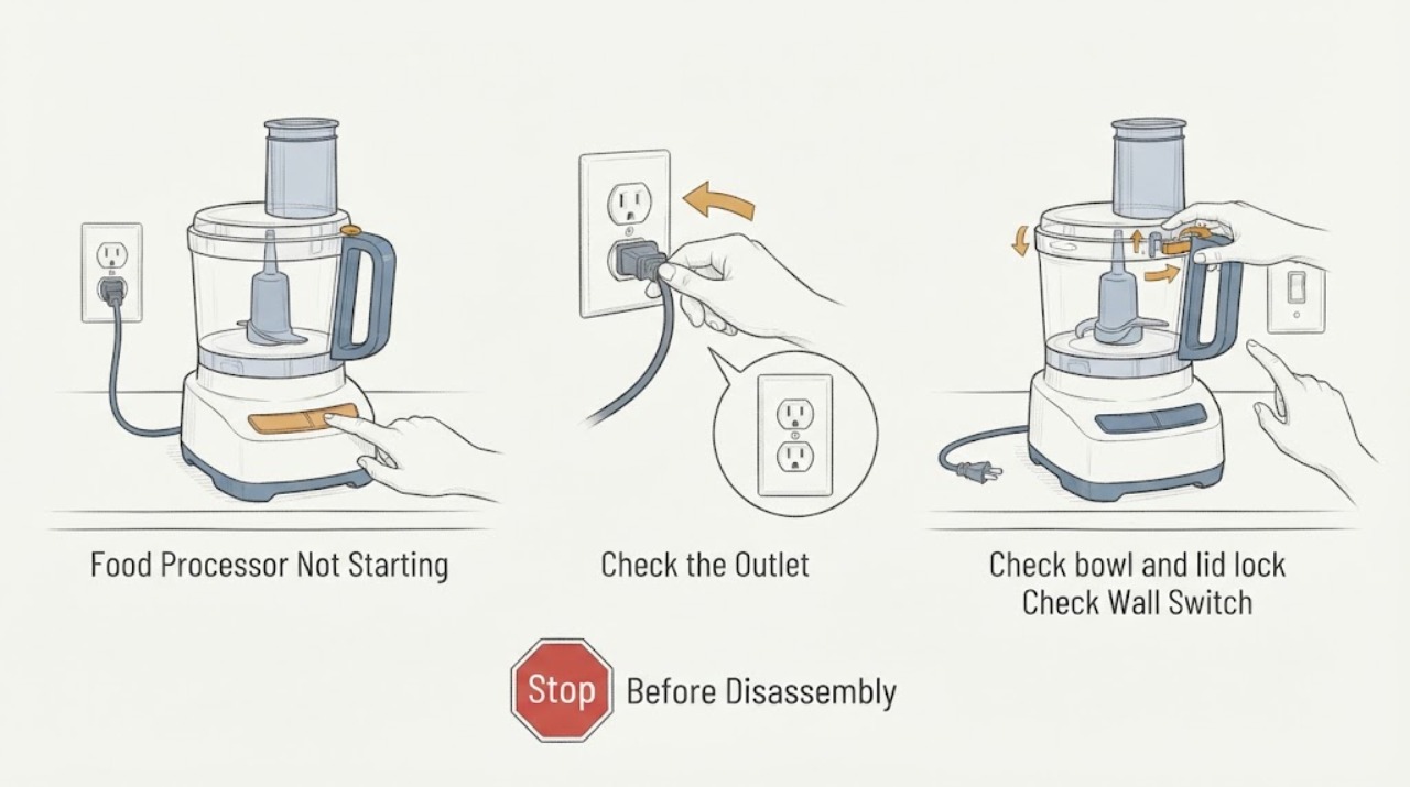 Food Processor Not Starting