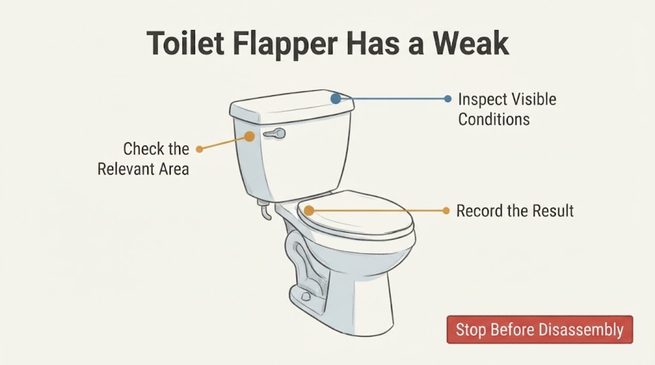 Toilet Flapper Has a Weak