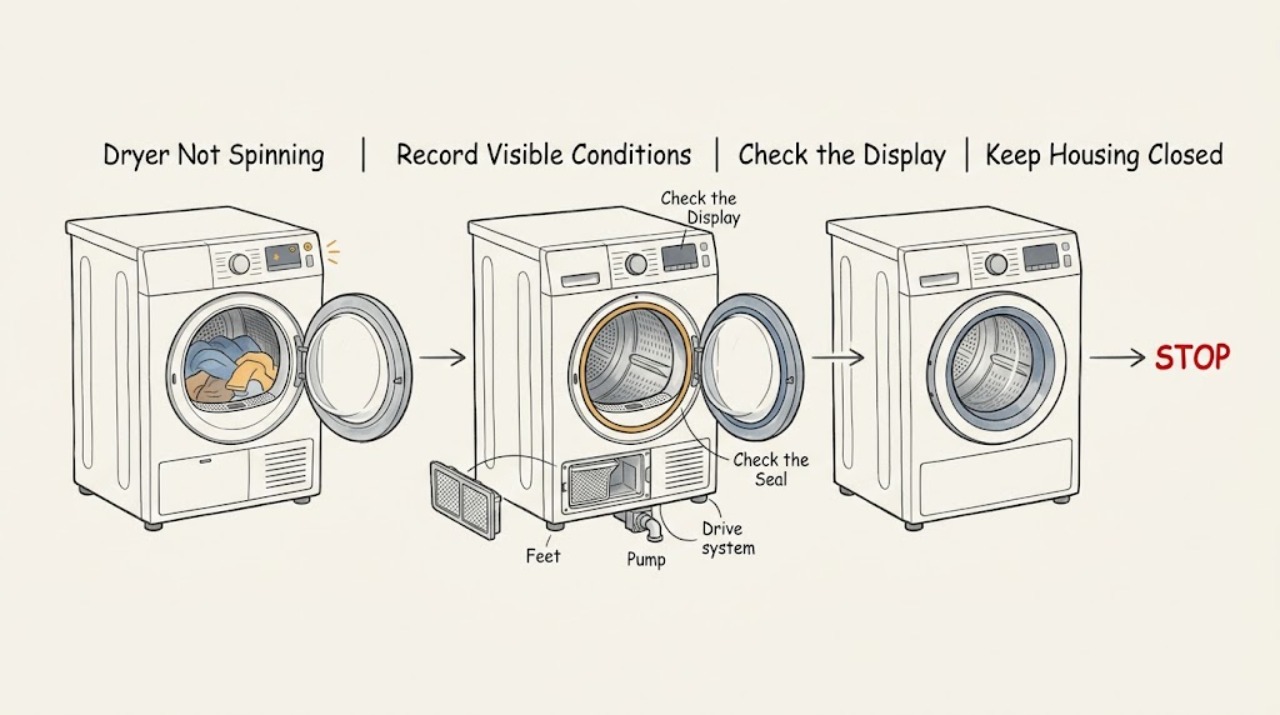 Dryer Not Spinning