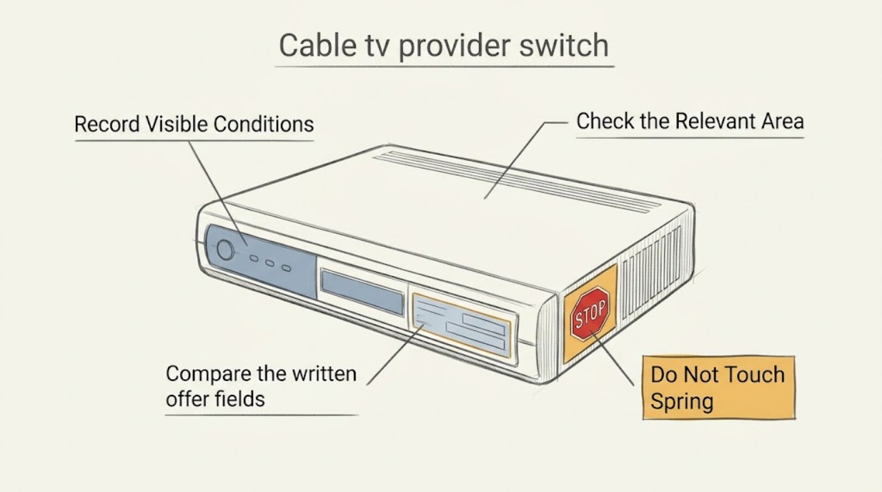 Cable tv provider switch
