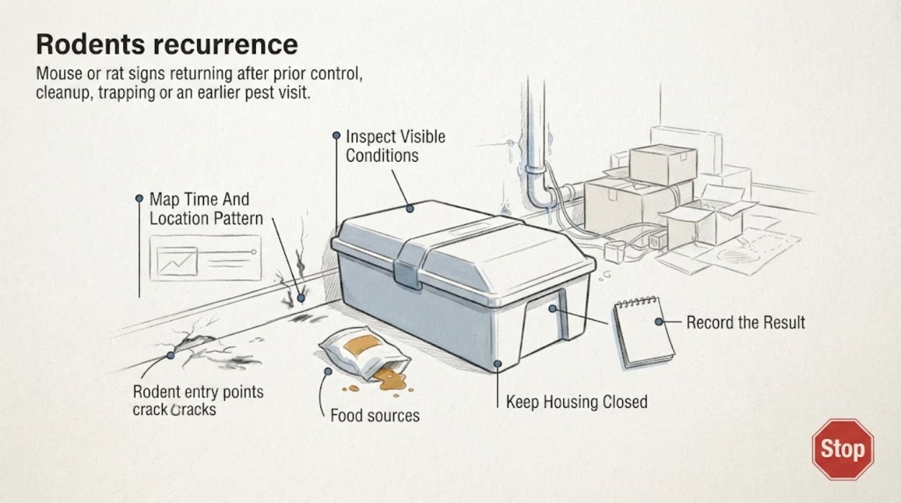 Rodents recurrence