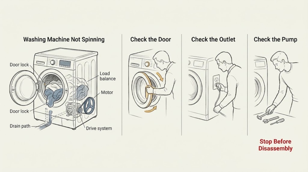 Washing Machine Not Spinning