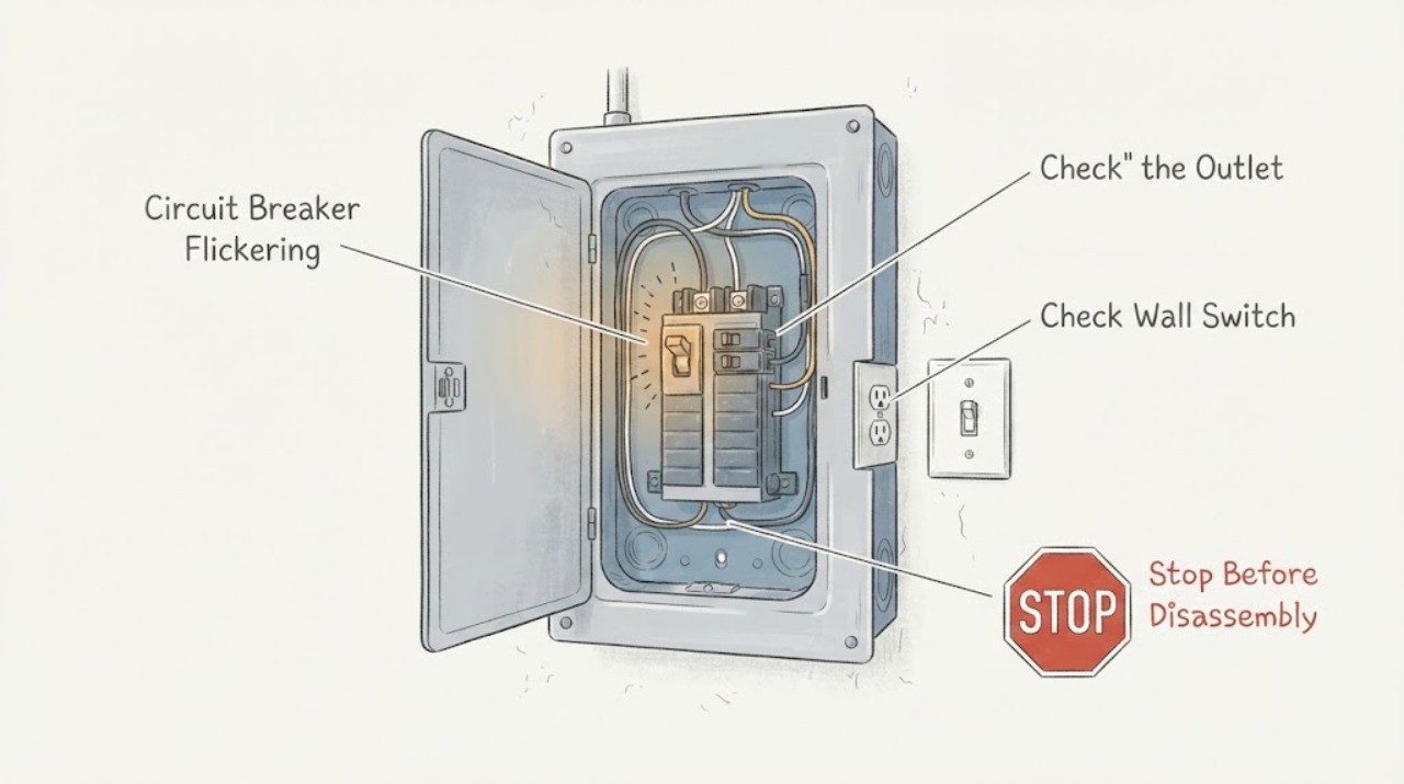 Circuit Breaker Flickering
