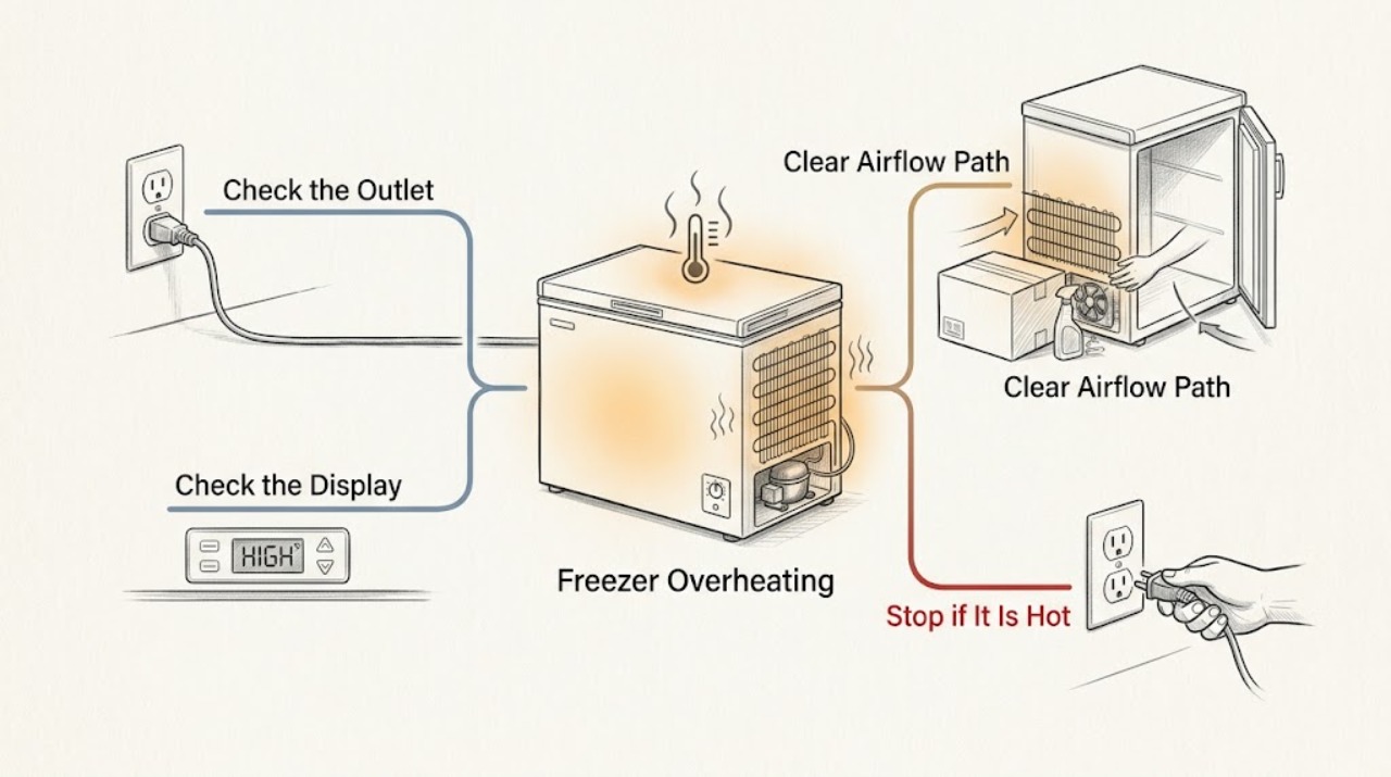 Freezer Overheating