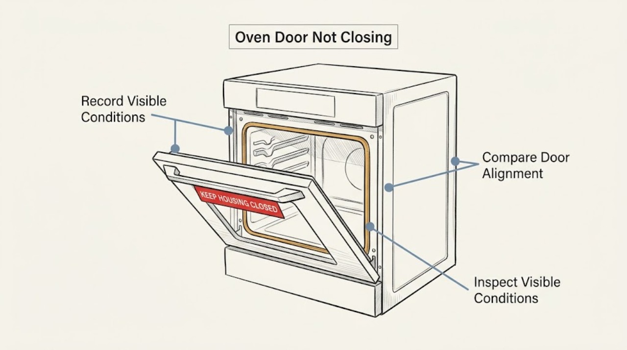Oven Door Not Closing