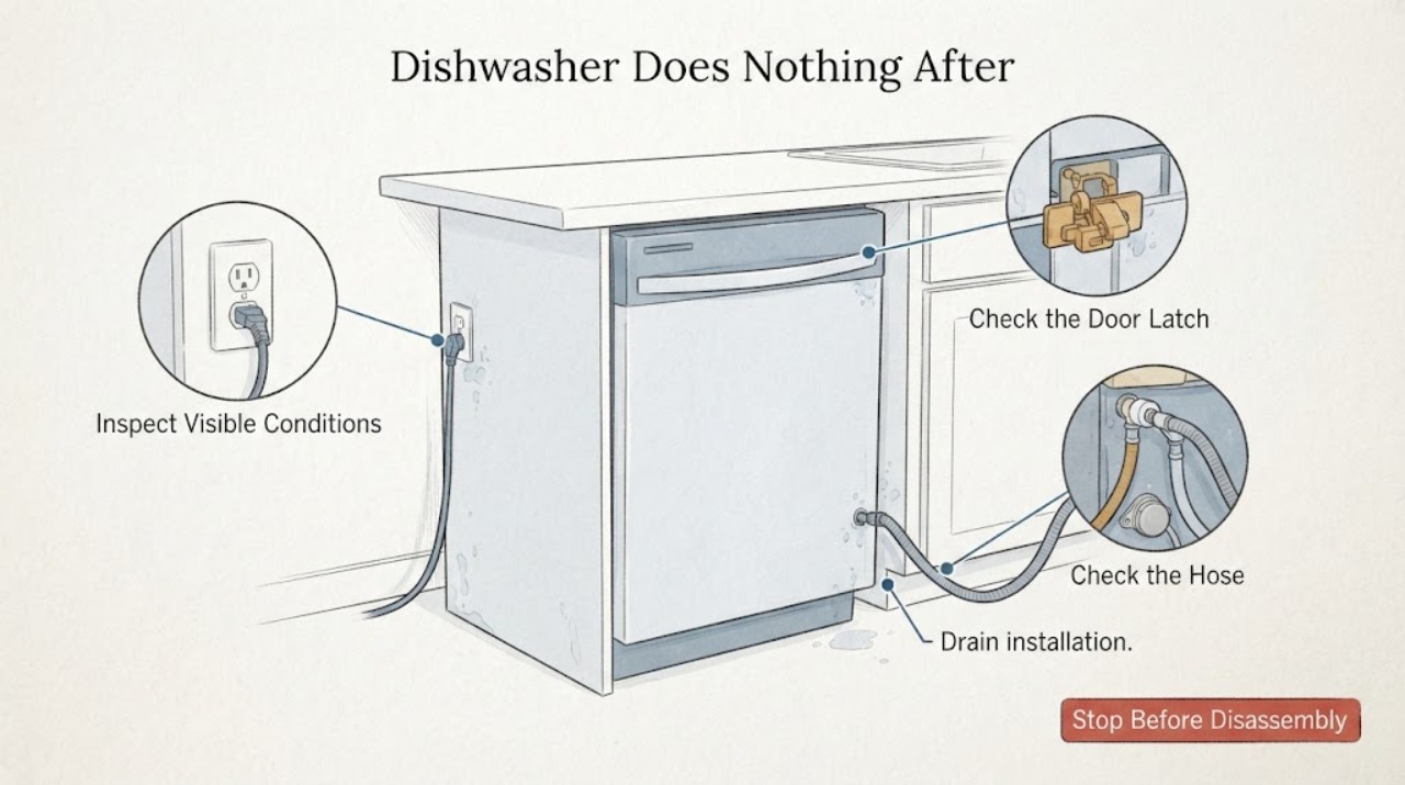 Dishwasher Does Nothing After
