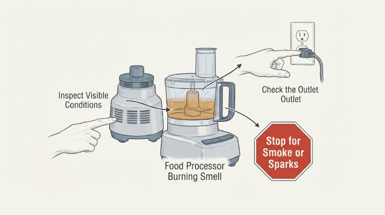 Food Processor Burning Smell