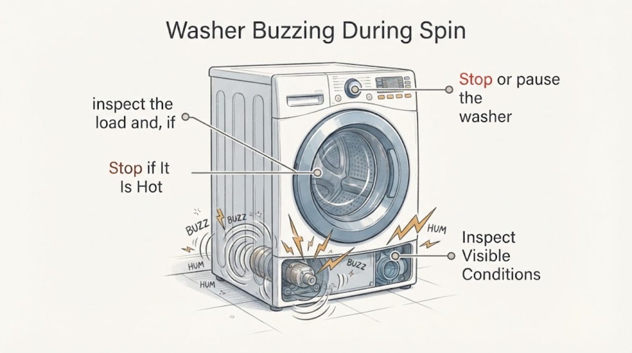 Washer Buzzing During Spin