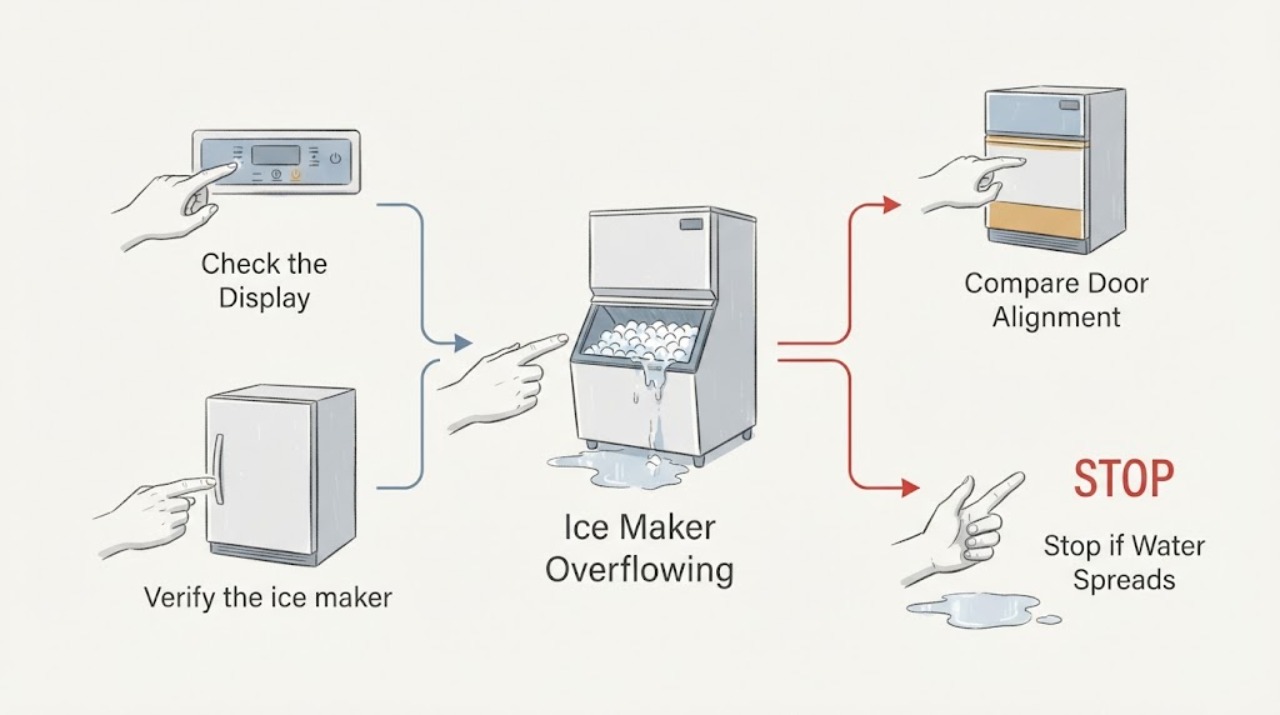 Ice Maker Overflowing