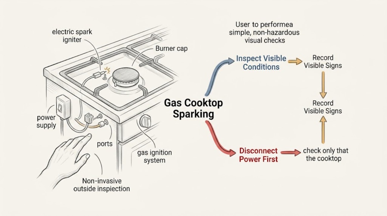 Gas Cooktop Sparking