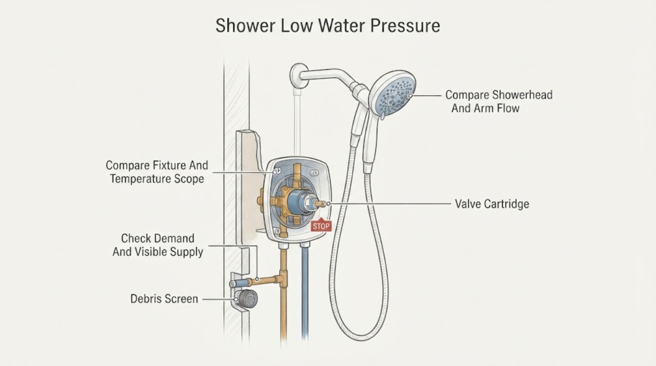 Shower Low Water Pressure