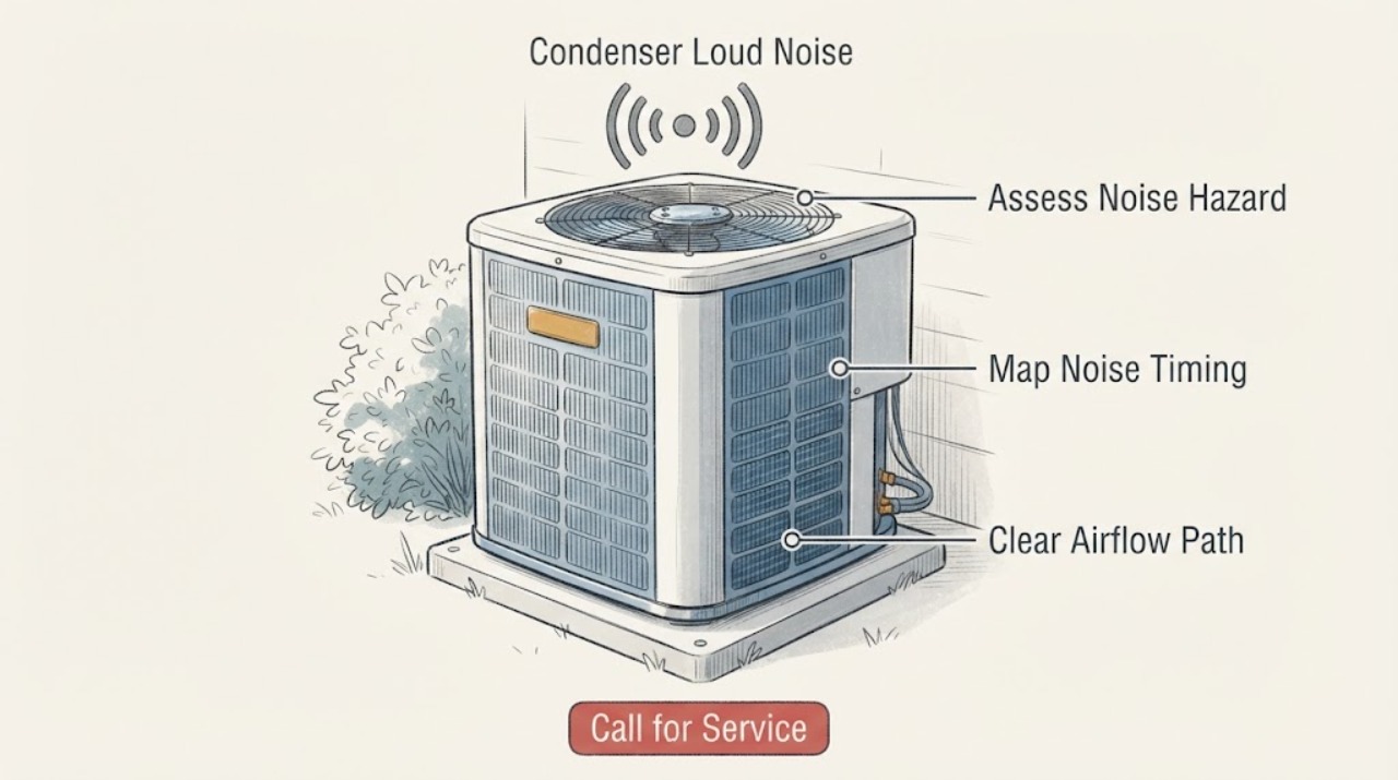Condenser Loud Noise