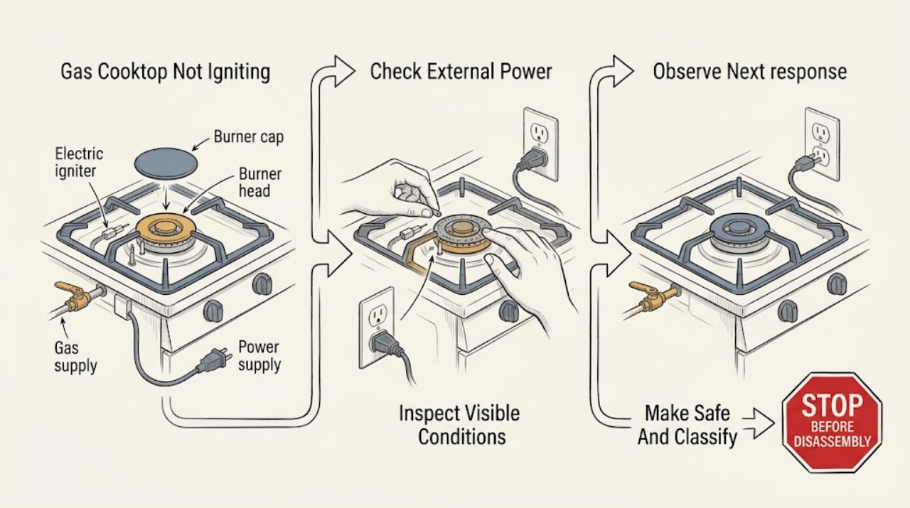 Gas Cooktop Not Igniting