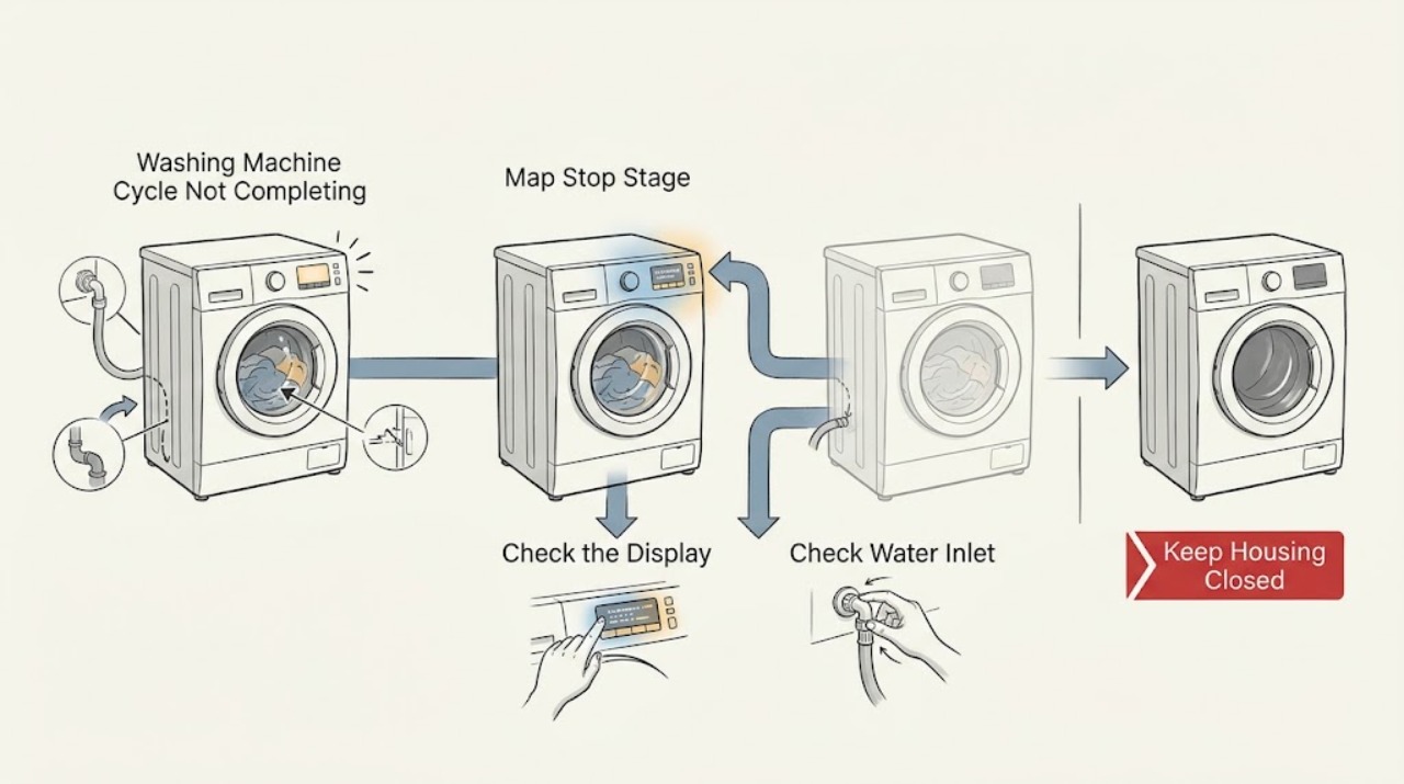 Washing Machine Cycle Not Completing