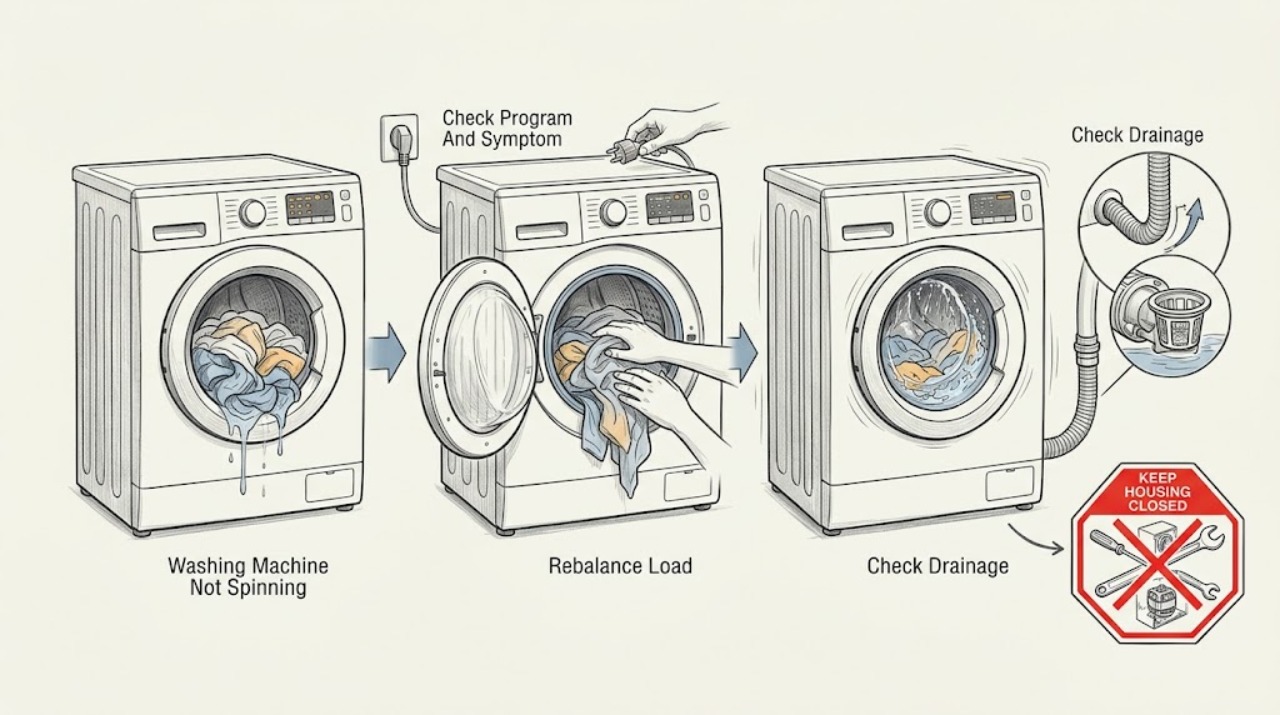 Washing Machine Not Spinning
