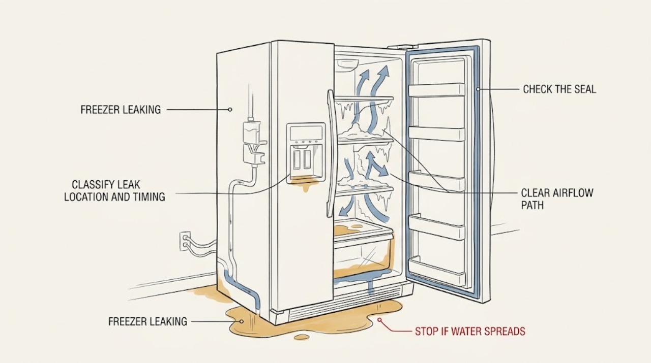 Freezer Leaking