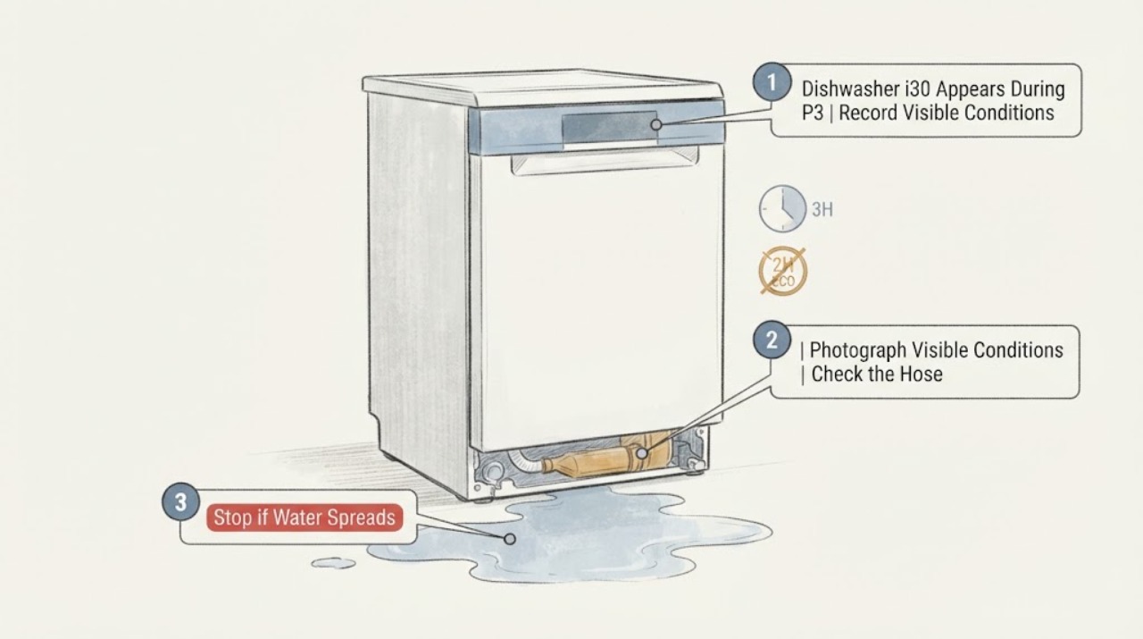 Dishwasher i30 Appears During P3