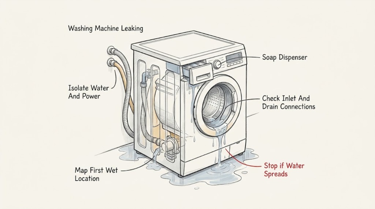 Washing Machine Leaking