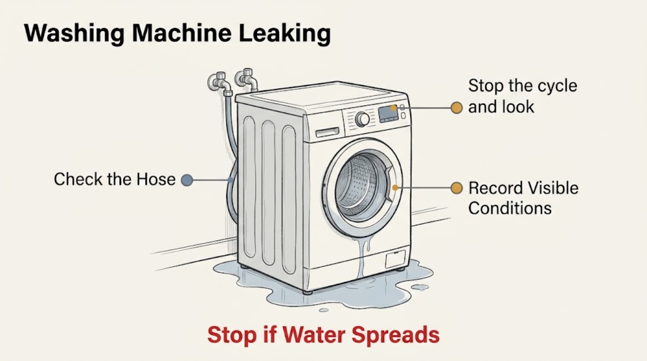 Washing Machine Leaking