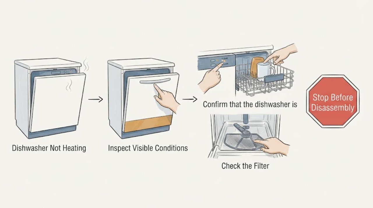 Dishwasher Not Heating
