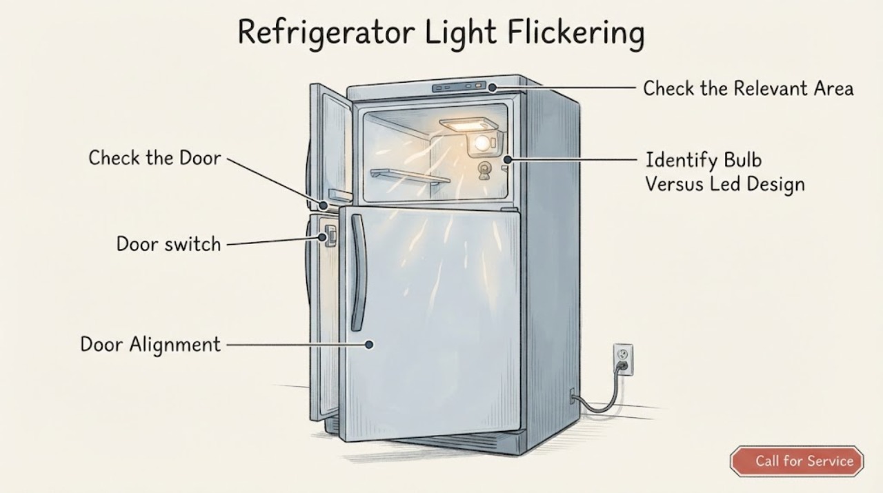 Refrigerator Light Flickering