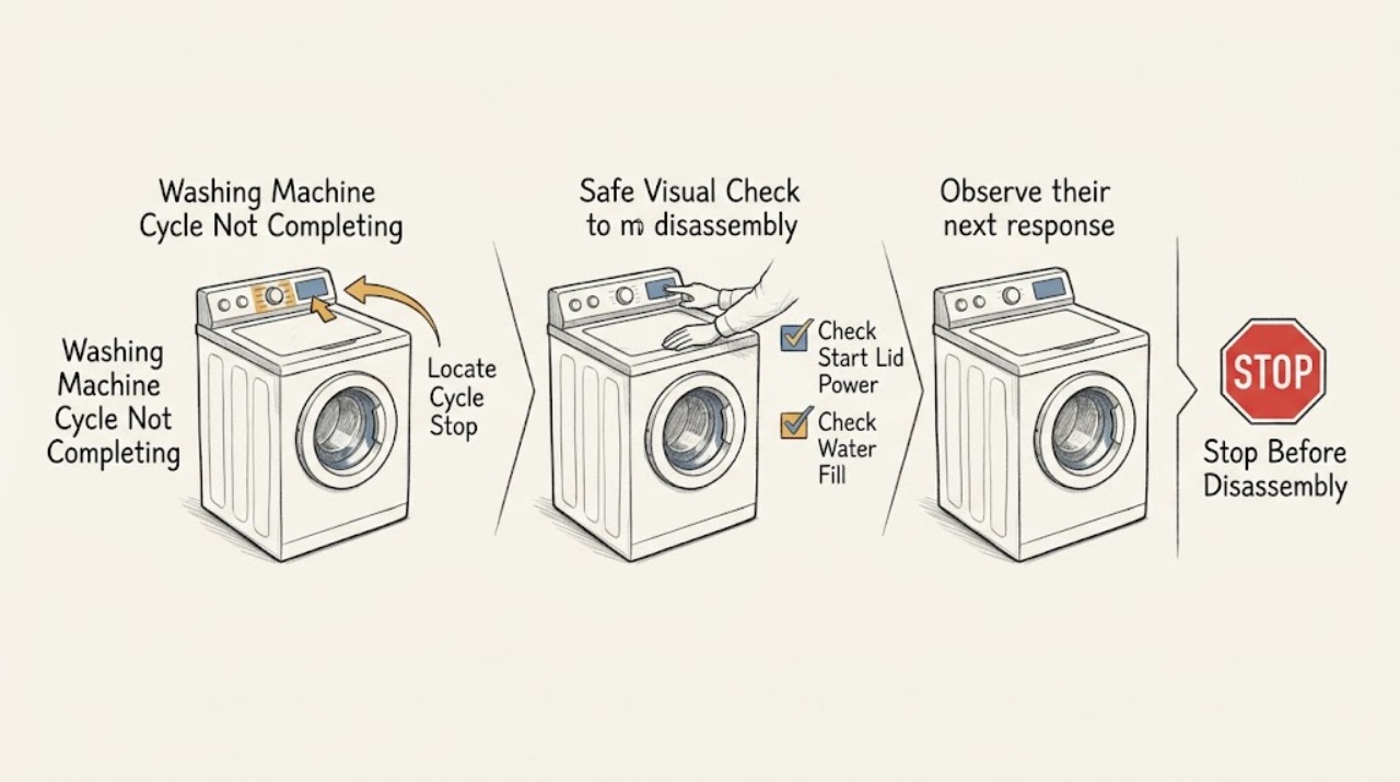 Washing Machine Cycle Not Completing
